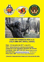 CURS DE CAÇA AMB ARC