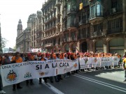 Imatges de la manifestació del passat 15 d´abril a Barcelona