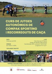 Curs de Jutges Autonòmics de Compak Sporting i Recorreguts de Caça