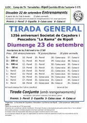 23 de setembre Tirada