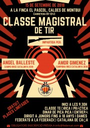 Classe de tir magistral, apunta´t!