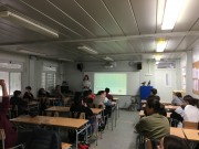 Jornada divulgativa de l’activitat cinegètica amb els alumnes de  l’Ins La Miquela de Bescanó