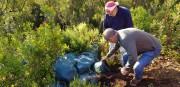 Els socis de la SC de Cassà de la Selva recullen més de 30m3 de brossa abocada al medi natural