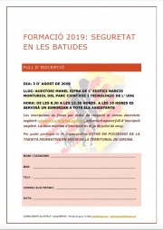 Jornada formativa sobre seguretat en les batudes de caça