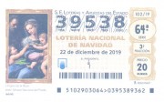 Enguany ´ens la juguem´ al número 39538 de la Loteria de Nadal