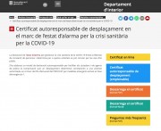 Observacions d´interès Document Autoresponsable Desplaçament