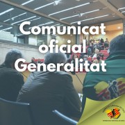 Comunicat Gencat