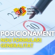 Posicionament nou formulari