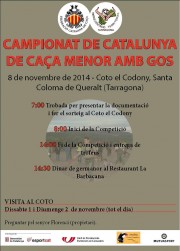 Campionat de Catalunya de caça menor amb gos